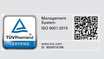 ISO 9001 : 2015 CERTIFIED!